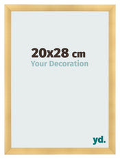 Bilderrahmen 20x28cm Gold Vintage MDF Pisa Vorne Messe | Yourdecoration.de