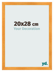 Bilderrahmen 20x28cm Orange MDF Pisa Vorne Messe | Yourdecoration.de