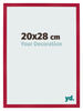 Bilderrahmen 20x28cm Rot MDF Bologna Vorne Messe | Yourdecoration.de