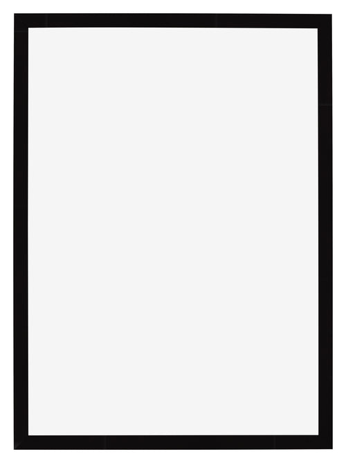 Bilderrahmen 20x28cm Schwarz Hochglanz MDF Bologna Vorne | Yourdecoration.de