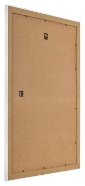 Bilderrahmen 20x28cm Silber Schwarz Gewischt MDF Pisa Ruckseite Schrag | Yourdecoration.de