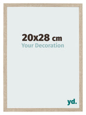 Bilderrahmen 20x28cm Sonoma Eiche MDF Bologna Vorne Messe | Yourdecoration.de