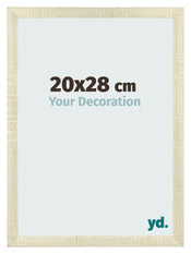 Bilderrahmen 20x28cm Sonoma Eiche MDF Pisa Vorne Messe | Yourdecoration.de