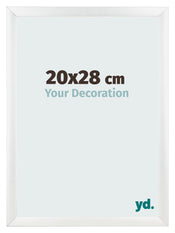 Bilderrahmen 20x28cm Weiß Vintage MDF Pisa Vorne Messe | Yourdecoration.de
