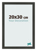 Bilderrahmen 20x30cm Antrazit MDF Bologna Vorne Messe | Yourdecoration.de