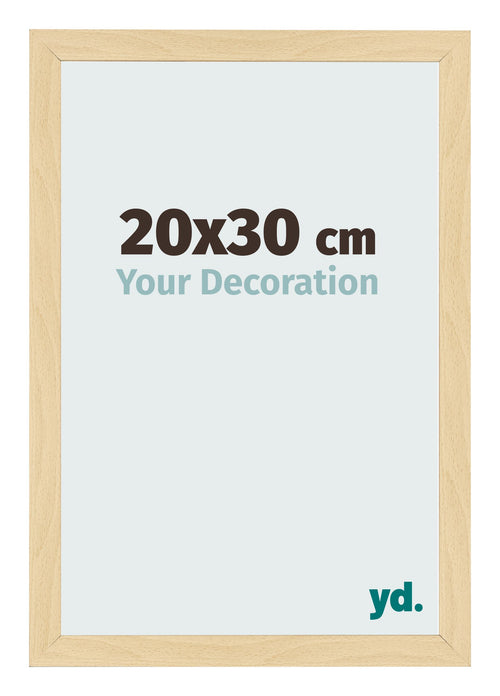 Bilderrahmen 20x30cm Buche Dekor MDF Bologna Vorne Messe | Yourdecoration.de