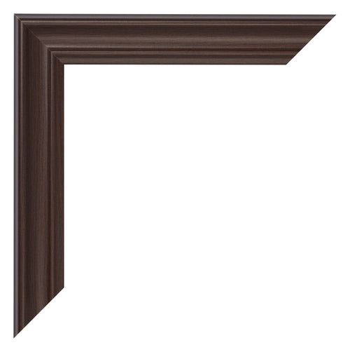 Bilderrahmen 20x30cm Eiche Dunkel MDF Lazio Detail Ecke | Yourdecoration.de