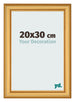 Bilderrahmen 20x30cm Gold Matt MDF Lazio Vorne Messe | Yourdecoration.de