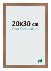 Bilderrahmen 20x30cm Kupfer Dekor MDF Bologna Vorne Messe | Yourdecoration.de