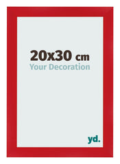 Bilderrahmen 20x30cm Rot MDF Pisa Vorne Messe | Yourdecoration.de