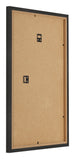 Bilderrahmen 20x30cm Schwarz Matt MDF Bologna Ruckseite Schrag | Yourdecoration.de