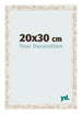 Bilderrahmen 20x30cm Weiß Vintage MDF Bologna Vorne Messe | Yourdecoration.de