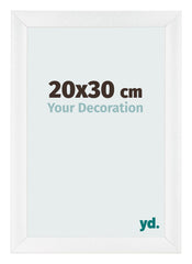 Bilderrahmen 20x30cm Weiß Vintage MDF Pisa Vorne Messe | Yourdecoration.de