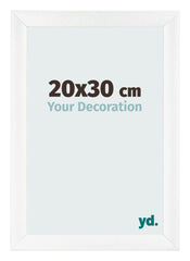 Bilderrahmen 20x30cm Weiß Vintage MDF Pisa Vorne Messe | Yourdecoration.de