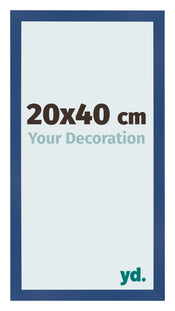 Bilderrahmen 20x40 cm Dunkelblau MDF Bologna Vorne Messe | Yourdecoration.de