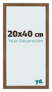Bilderrahmen 20x40 cm Eiche Rustikal MDF Bologna Vorne Messe | Yourdecoration.de