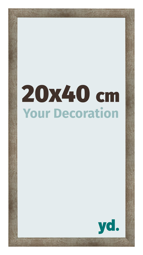 Bilderrahmen 20x40 cm Metall Vintage MDF Bologna Vorne Messe | Yourdecoration.de