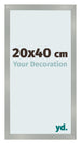 Bilderrahmen 20x40cm Aluminium Gebürstet MDF Bologna Vorne Messe | Yourdecoration.de