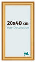 Bilderrahmen 20x40cm Gold Matt MDF Lazio Vorne Messe | Yourdecoration.de
