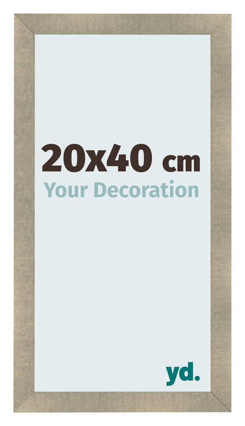 Bilderrahmen 20x40cm Gold Vintage MDF Pisa Vorne Messe | Yourdecoration.de