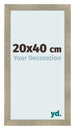 Bilderrahmen 20x40cm Gold Vintage MDF Pisa Vorne Messe | Yourdecoration.de