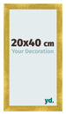 Bilderrahmen 20x40cm Gold Vintage MDF Pisa Vorne Messe | Yourdecoration.de