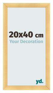 Bilderrahmen 20x40cm Gold Vintage MDF Pisa Vorne Messe | Yourdecoration.de