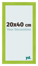 Bilderrahmen 20x40cm Grün MDF Pisa Vorne Messe | Yourdecoration.de