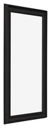 Bilderrahmen 20x40cm Schwarz Gemasert MDF Lazio Vorne Schrag | Yourdecoration.de