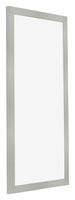 Bilderrahmen 20x40cm Silber Matt MDF Bologna Vorne Schrag | Yourdecoration.de