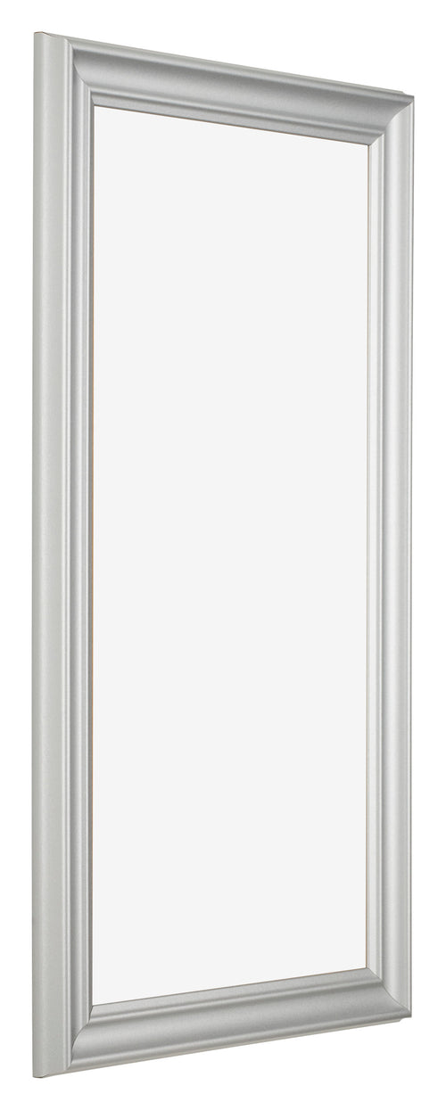 Bilderrahmen 20x40cm Silber Matt MDF Lazio Vorne Schrag | Yourdecoration.de