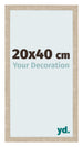 Bilderrahmen 20x40cm Sonoma Eiche MDF Bologna Vorne Messe | Yourdecoration.de