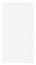 Bilderrahmen 20x40cm Weiss Hochglanz MDF Bologna Vorne | Yourdecoration.de