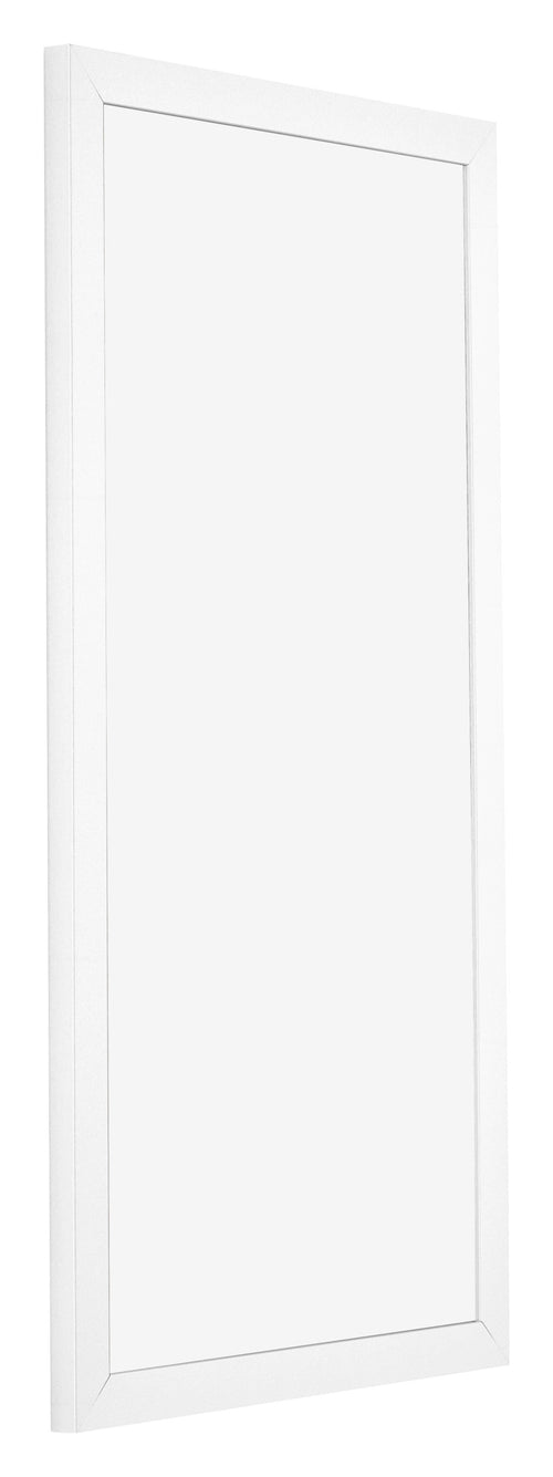Bilderrahmen 20x40cm Weiss Matt MDF Bologna Vorne Schrag | Yourdecoration.de