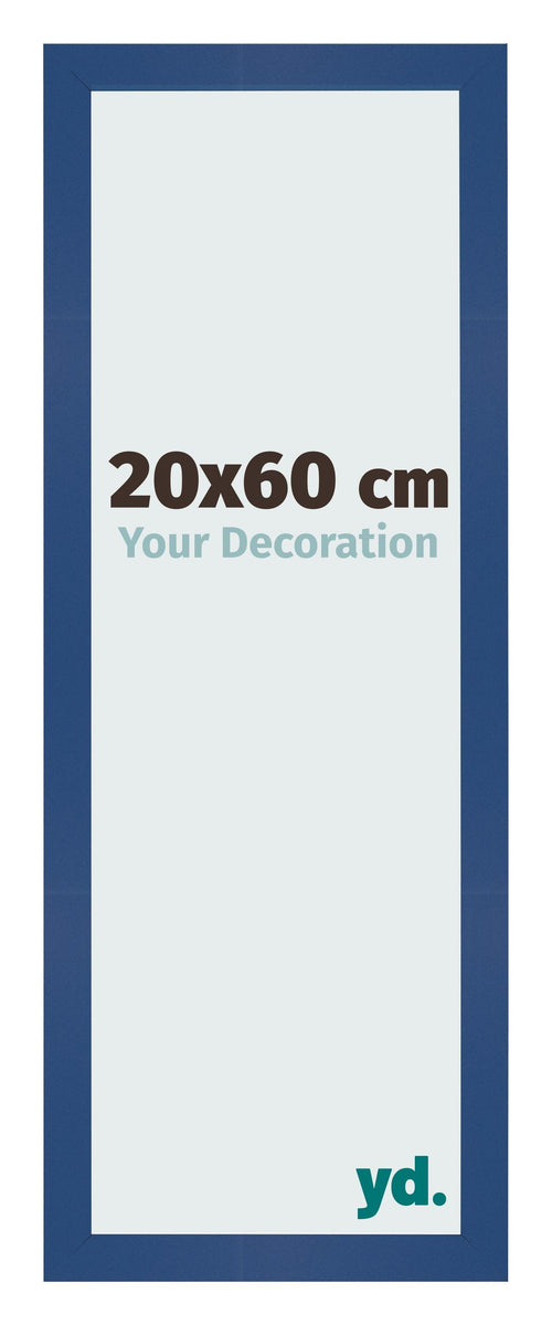 Bilderrahmen 20x60 cm Dunkelblau MDF Bologna Vorne Messe | Yourdecoration.de