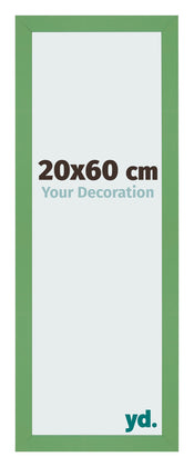 Bilderrahmen 20x60 cm Grun MDF Bologna Vorne Messe | Yourdecoration.de