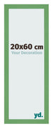 Bilderrahmen 20x60 cm Grun MDF Bologna Vorne Messe | Yourdecoration.de