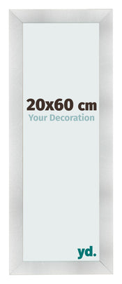 Bilderrahmen 20x60cm Aluminium Gebürstet MDF Pisa Vorne Messe | Yourdecoration.de