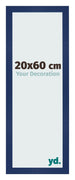 Bilderrahmen 20x60cm Dunkelblau Gewischt MDF Bologna Vorne Messe | Yourdecoration.de