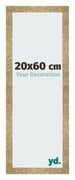Bilderrahmen 20x60cm Gold Antik MDF Bologna Vorne Messe | Yourdecoration.de