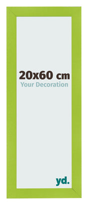 Bilderrahmen 20x60cm Grün MDF Pisa Vorne Messe | Yourdecoration.de