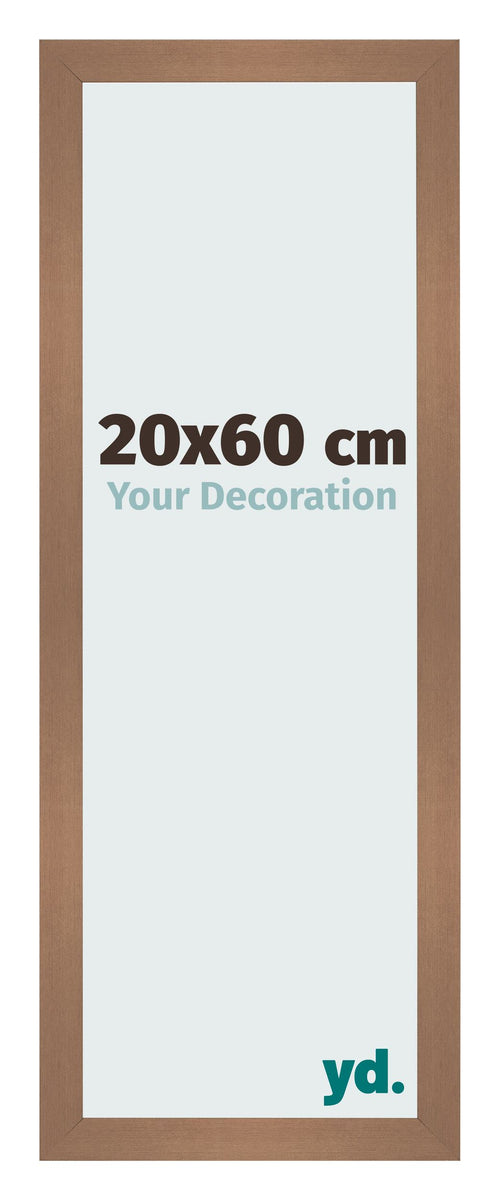 Bilderrahmen 20x60cm Kupfer Dekor MDF Bologna Vorne Messe | Yourdecoration.de