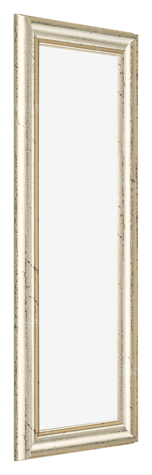 Bilderrahmen 20x60cm Metallglanz MDF Lazio Vorne Schrag | Yourdecoration.de