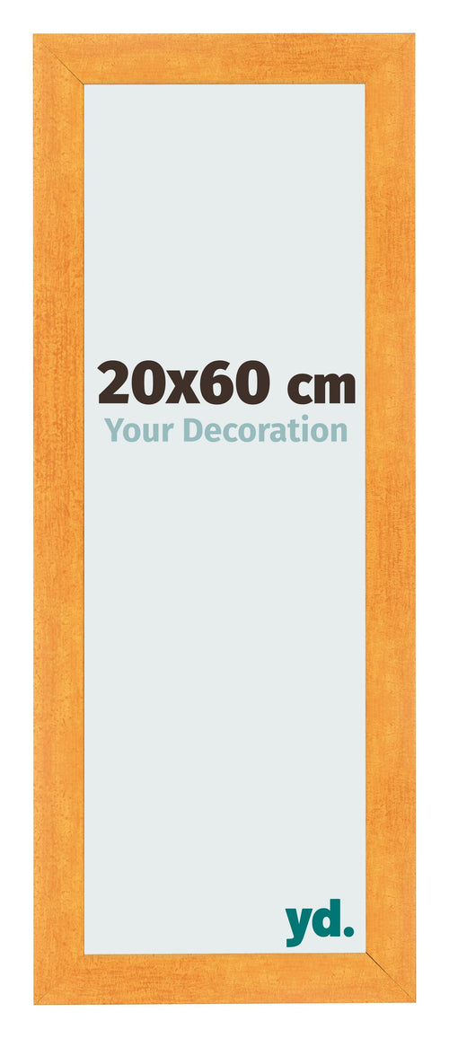 Bilderrahmen 20x60cm Orange MDF Pisa Vorne Messe | Yourdecoration.de