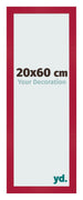 Bilderrahmen 20x60cm Rot MDF Bologna Vorne Messe | Yourdecoration.de