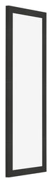 Bilderrahmen 20x60cm Schwarz Gemasert MDF Bologna Vorne Schrag | Yourdecoration.de