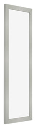 Bilderrahmen 20x60cm Silber Matt MDF Bologna Vorne Schrag | Yourdecoration.de