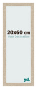 Bilderrahmen 20x60cm Sonoma Eiche MDF Bologna Vorne Messe | Yourdecoration.de
