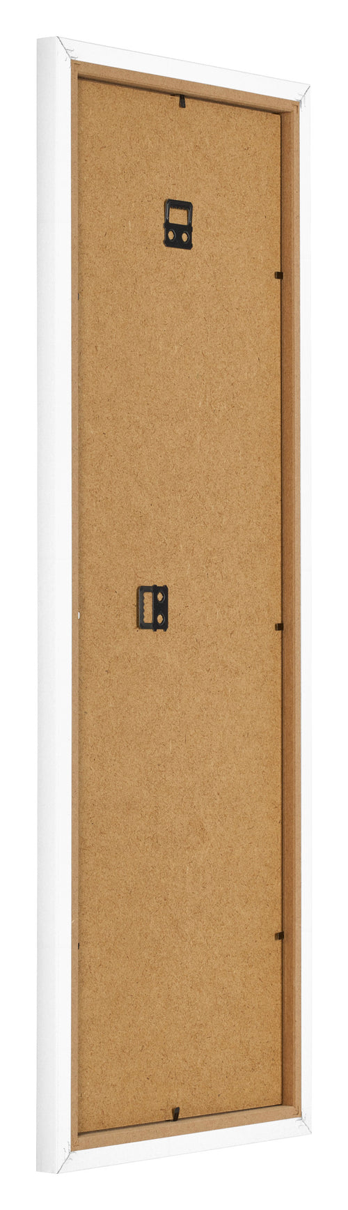 Bilderrahmen 20x60cm Weiss Matt MDF Bologna Ruckseite Schrag | Yourdecoration.de
