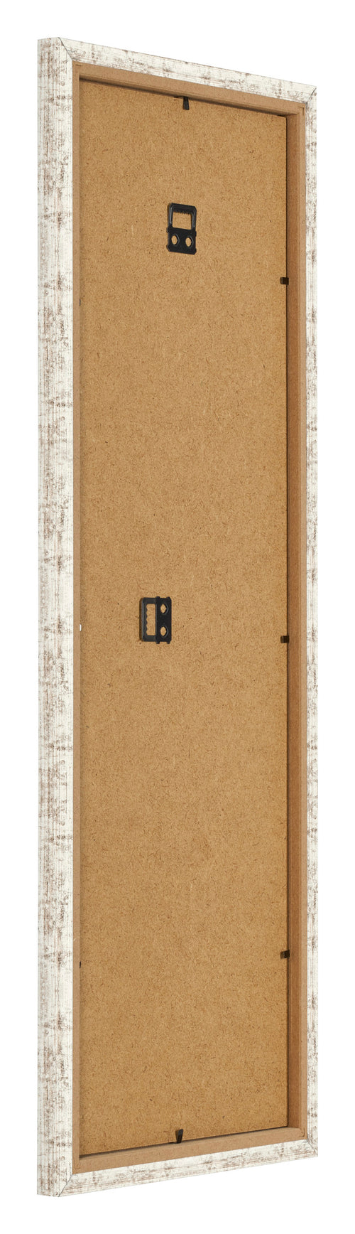 Bilderrahmen 20x60cm Weiß Vintage MDF Bologna Ruckseite Schrag | Yourdecoration.de